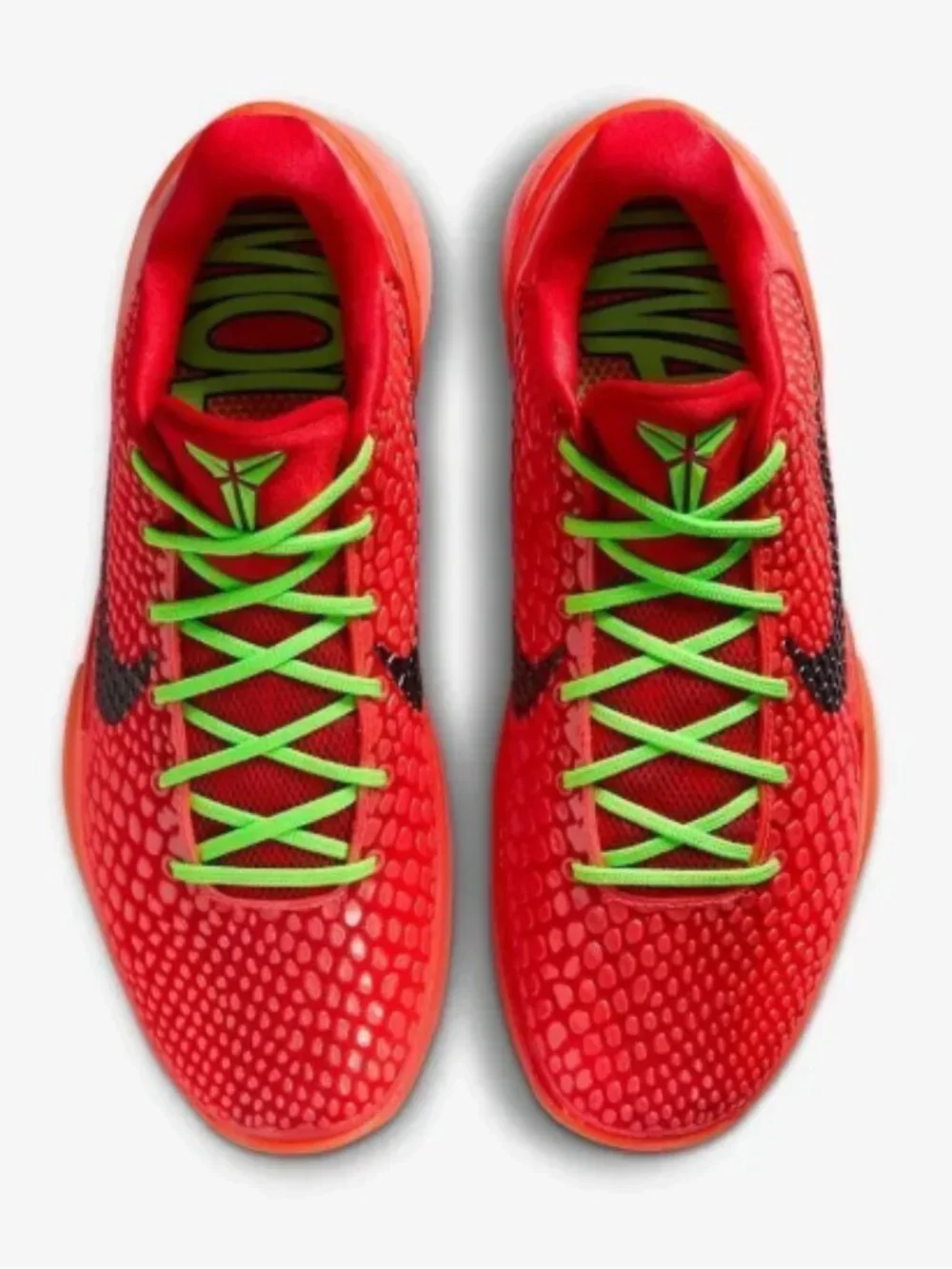 Nike Kobe 6 Protro Reverse Grinch Bright Crimson